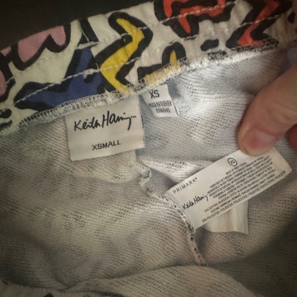 Keith Haring Fleece Shorts XS Gently worn 75% cotton / 25% polyester fleece - Picture 4 of 4